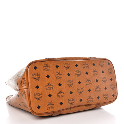 MCM Visetos Shopping Tote Cognac 5 of 20