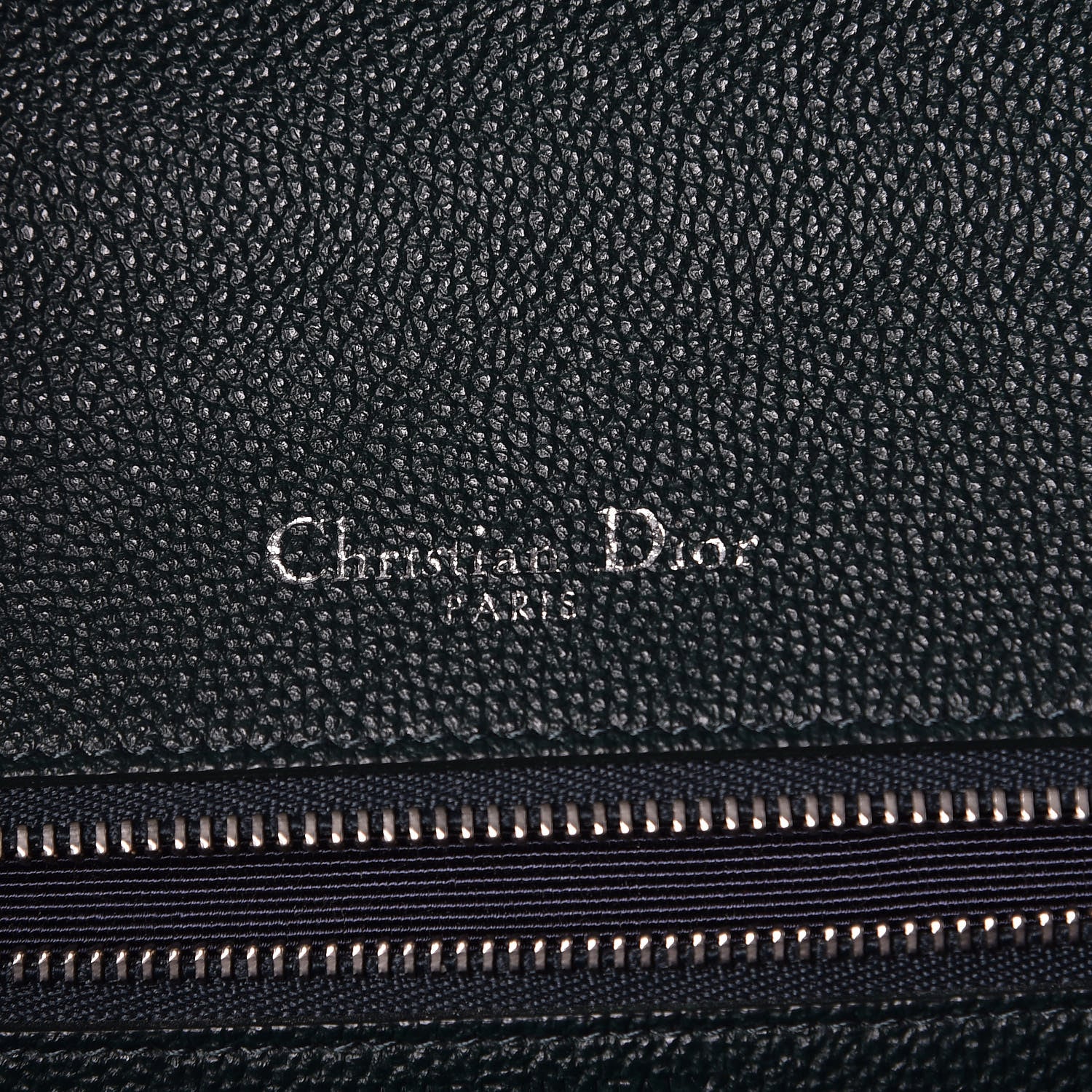 Christian Dior Grained Calfskin Large Diorama Flap Bag Green 8 of 9