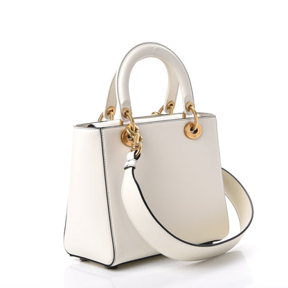 Christian Dior Calfskin Niki De Saint Phalle Love Medium Supple Lady Dior Off White 3 of 8