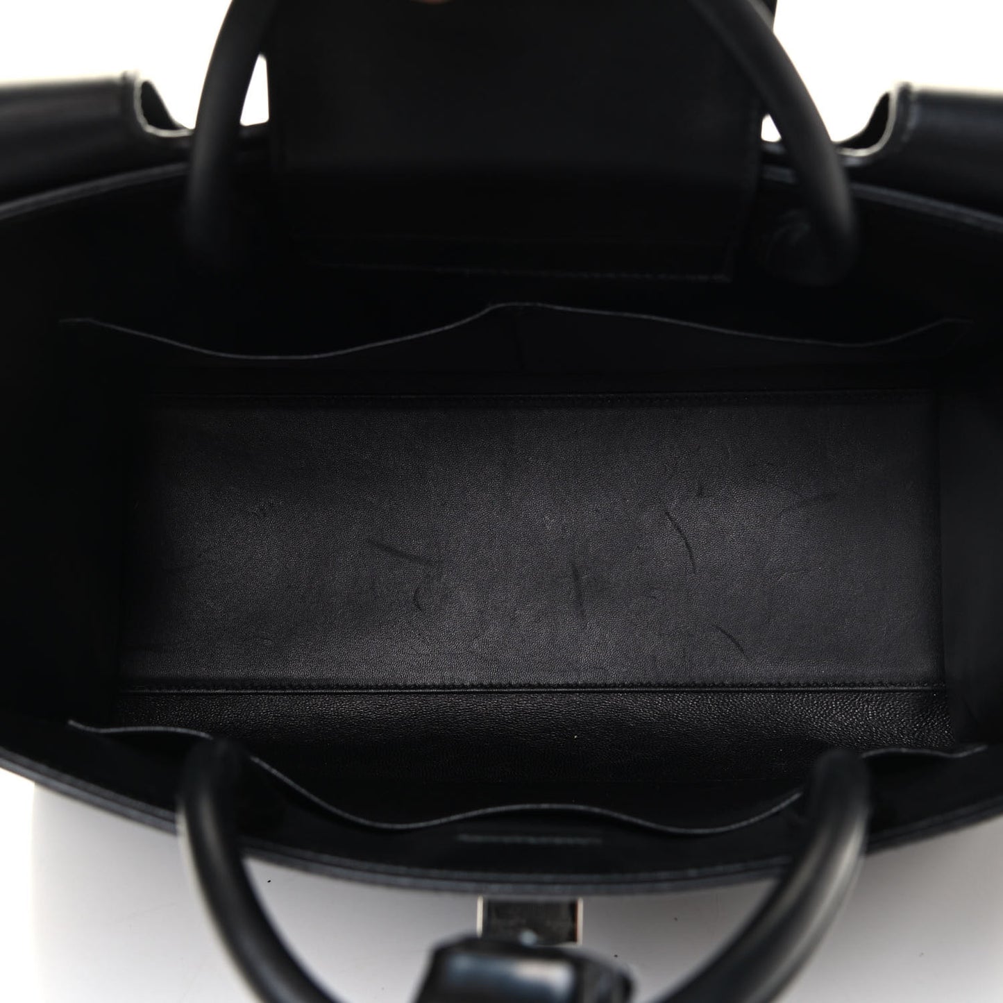 Grained Calfskin Medium Diorever Flap Black