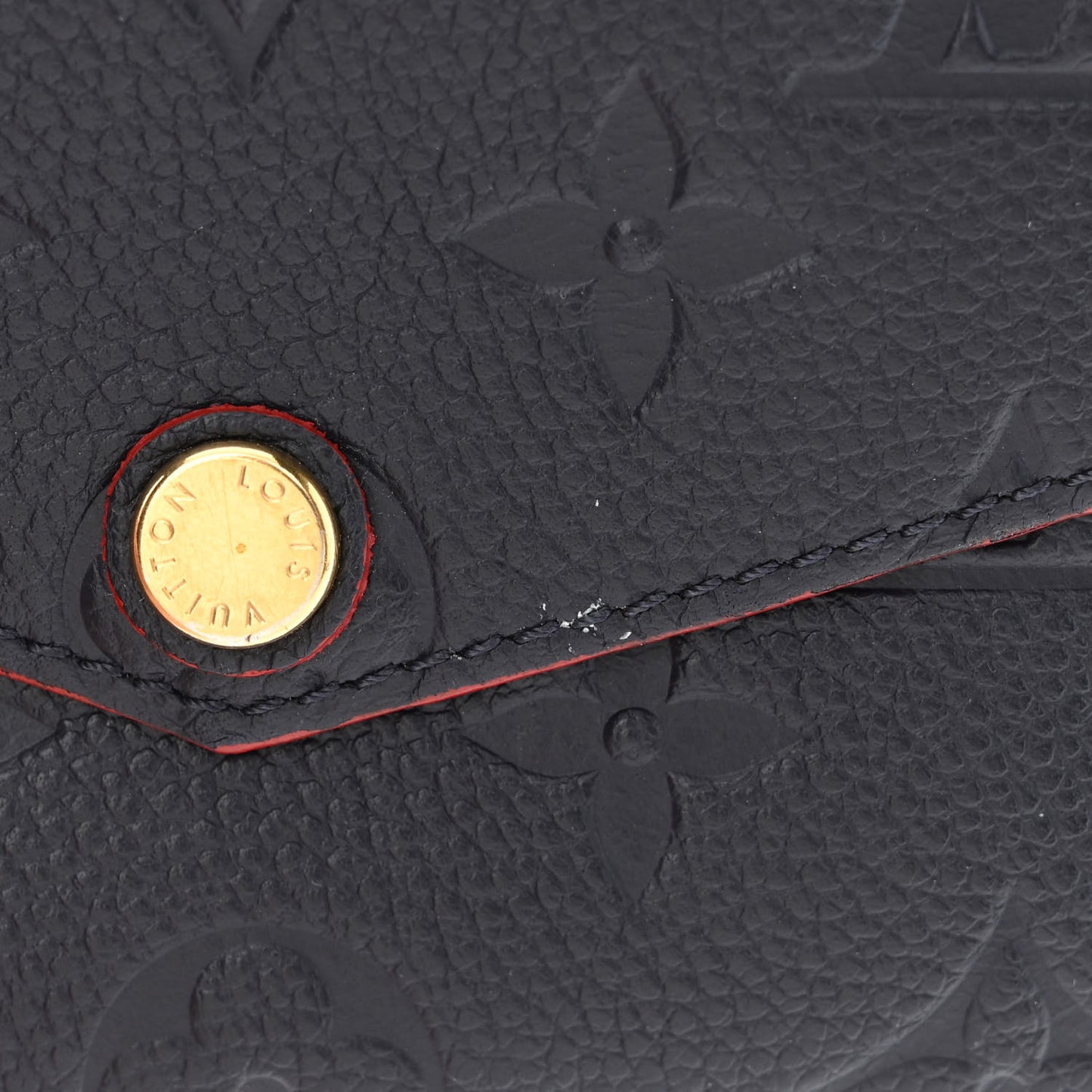 Empreinte Key Pouch Marine Rouge