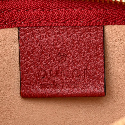 Gucci GG Supreme Monogram Flora Web Large Ophidia Tote Red 7 of 11