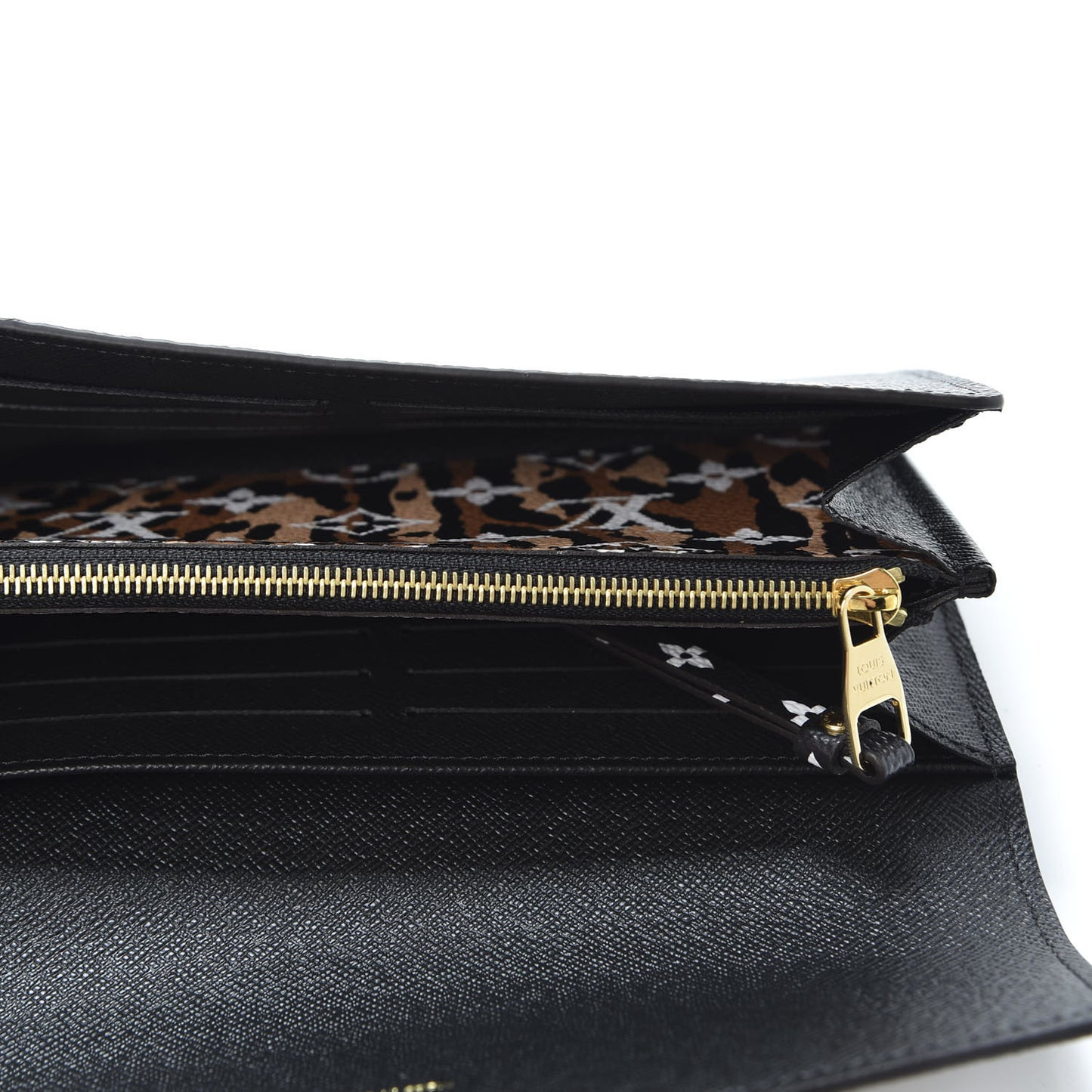 Monogram Giant Jungle Sarah Wallet Black