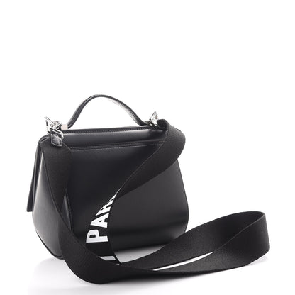 Givenchy Calfskin Mini Pandora Box Logo Strap Crossbody Bag Black 3 of 7
