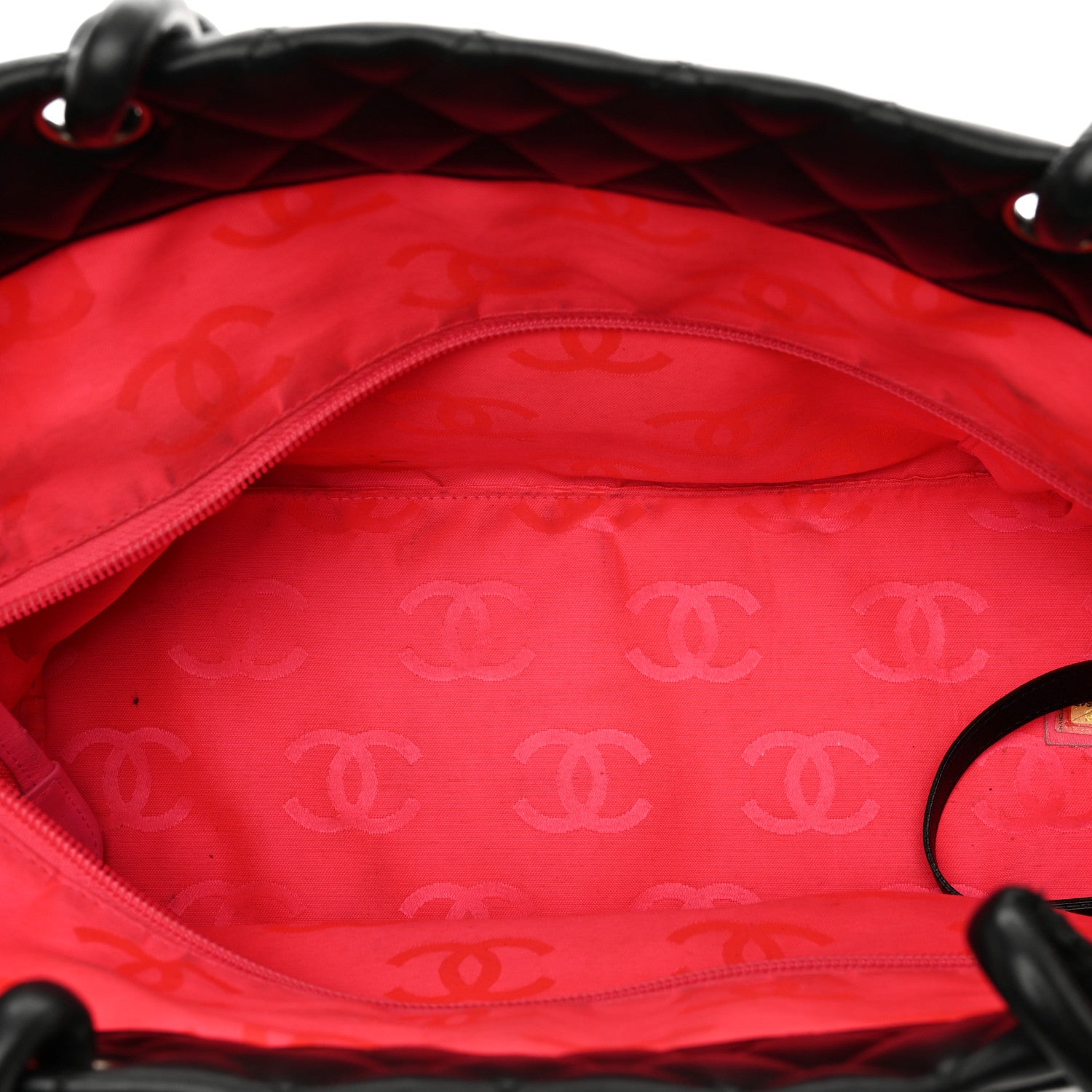 Chanel Calfskin Quilted Large Cambon Tote Black 6 of 13