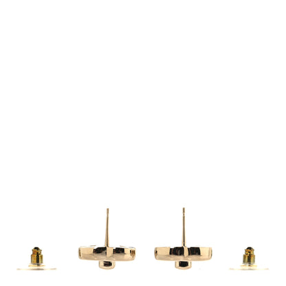 Chanel Metal CC Turnlock Earrings Gold 3 of 5