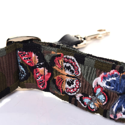 Valentino Garavani Canvas Camubutterfly Rockstud Guitar Strap Multicolor 6 of 8