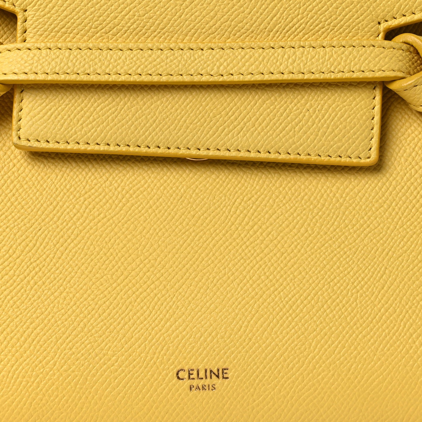 Grained Calfskin Nano Belt Bag Citrus