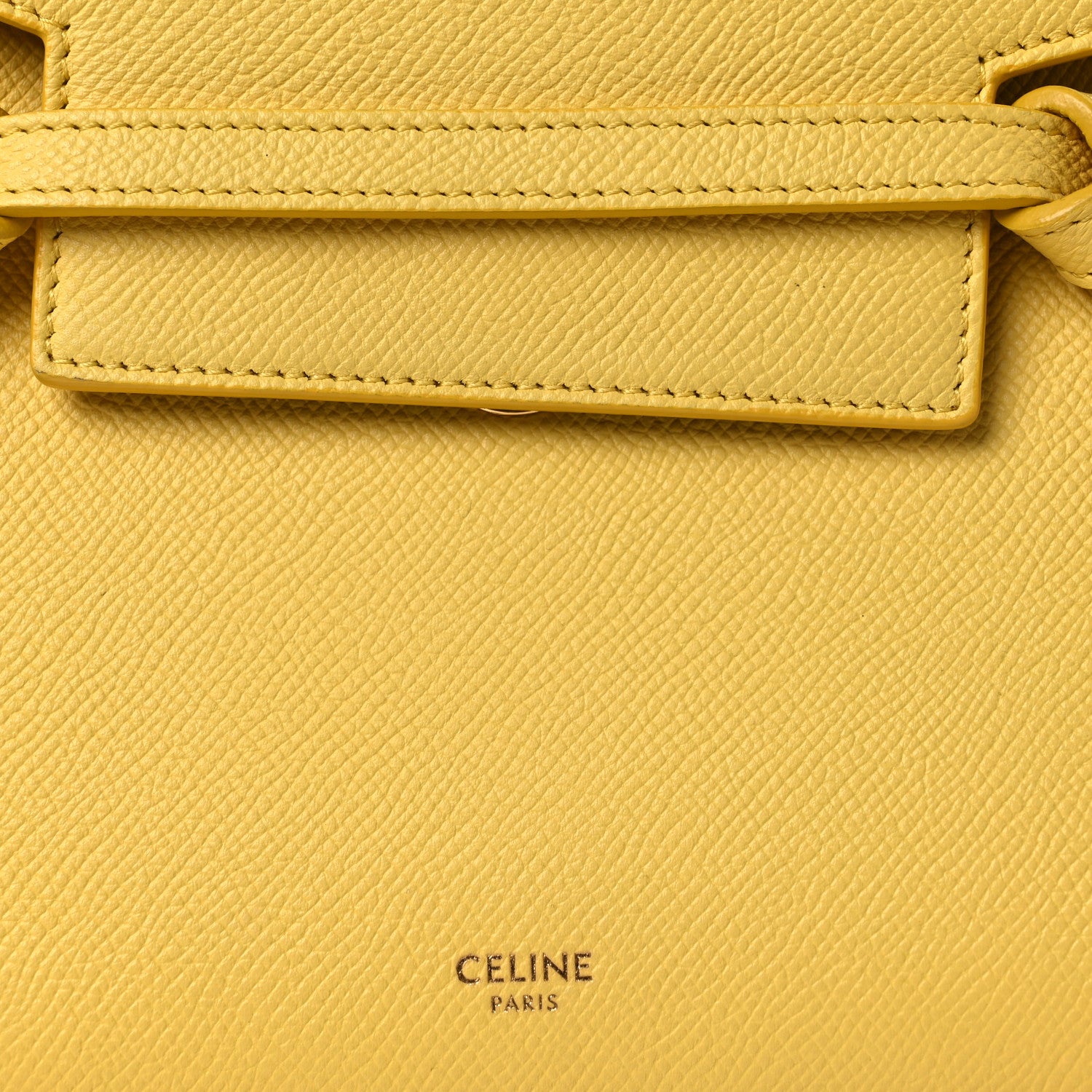 Celine Grained Calfskin Nano Belt Bag Citrus 9 of 15