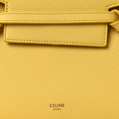 Celine Grained Calfskin Nano Belt Bag Citrus 9 of 15