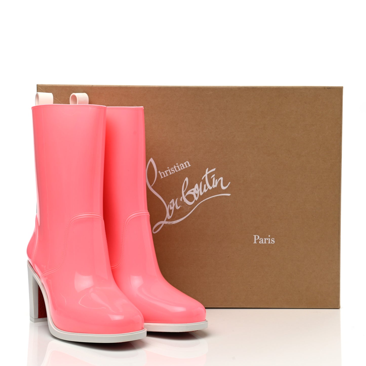 PVC Loubirain 70MM Rain Boots 40 Bubble Gum