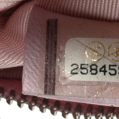 Chanel Lambskin Quilted Small Cosmetic Case Pink 7 of 8