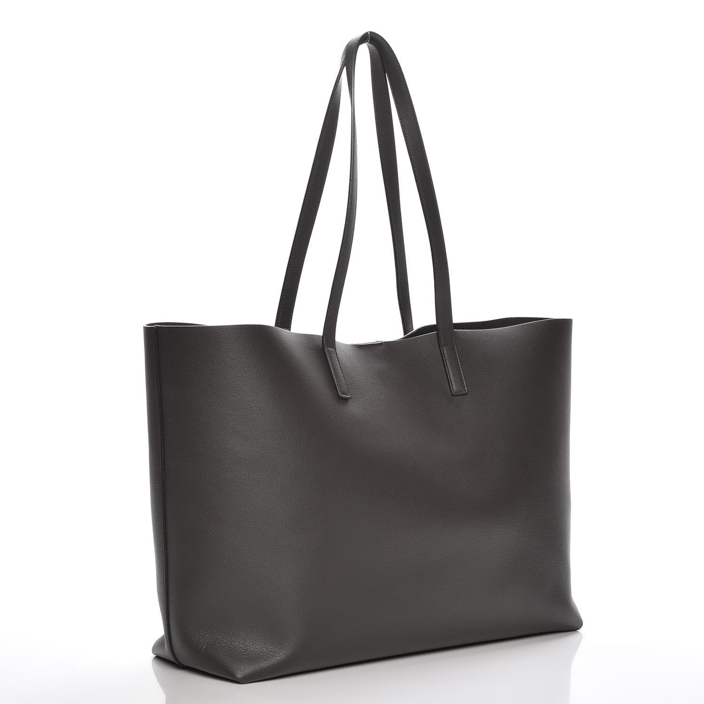 Calfskin Large Shopping Tote Earth