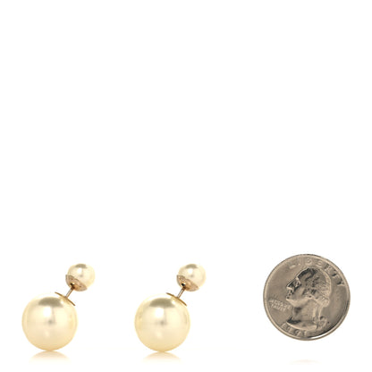 Christian Dior Pearl Mise En Dior Tribal Earrings Gold 2 of 4