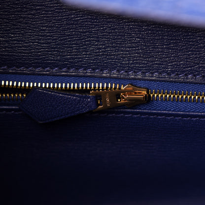 Hermes Matte Alligator Birkin 30 Bleu Electrique 19 of 34