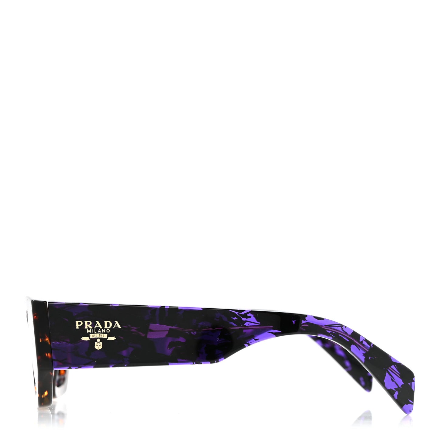 Acetate Pillow Sunglasses SPR A01 Purple Havana Brown