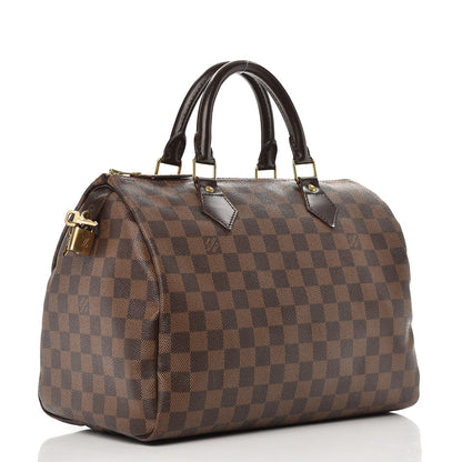 Louis Vuitton Damier Ebene Speedy 30 3 of 7