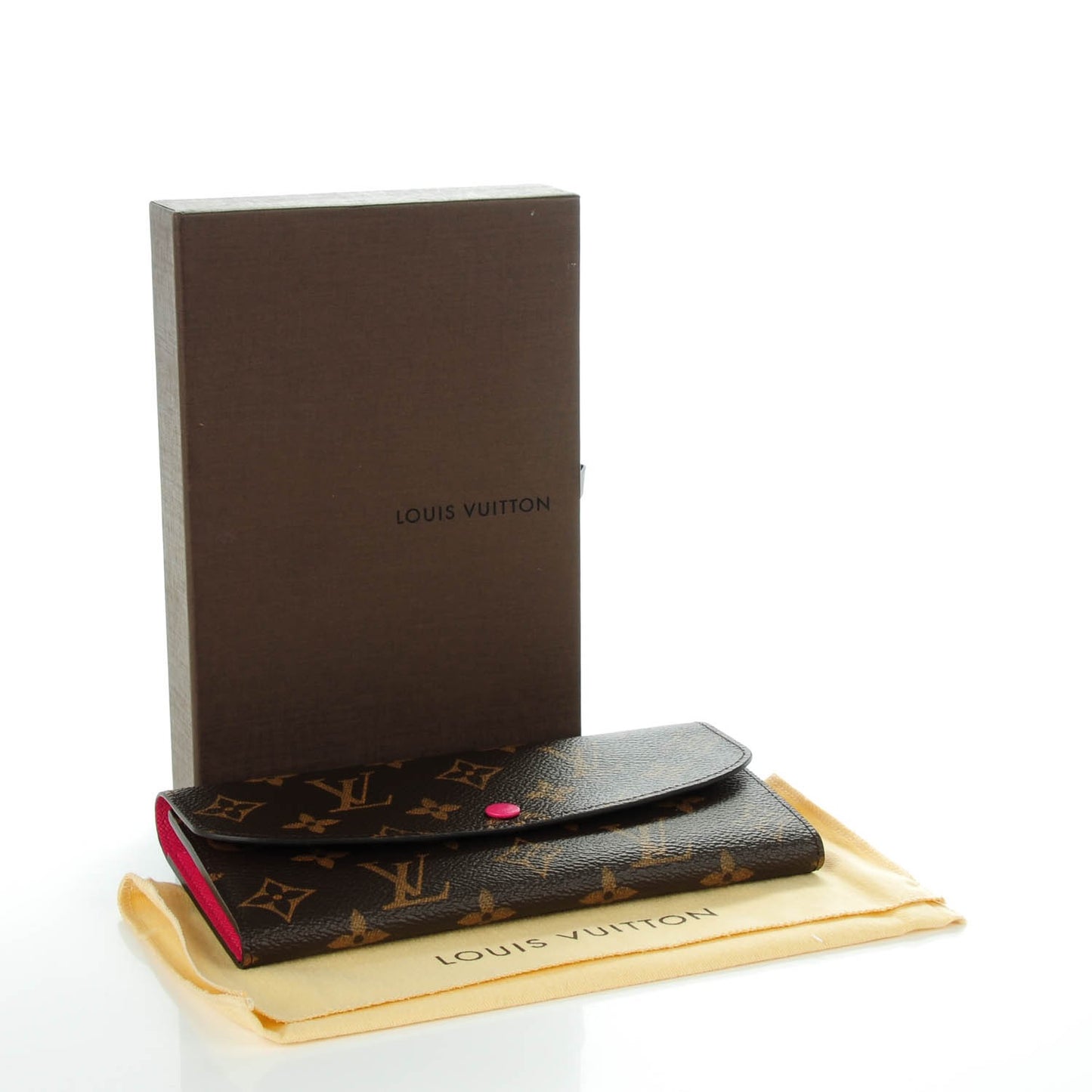 Monogram Emilie Wallet Hot Pink