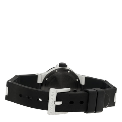Bulgari Aluminum Rubber 29mm Diagono Quartz Watch 3 of 4