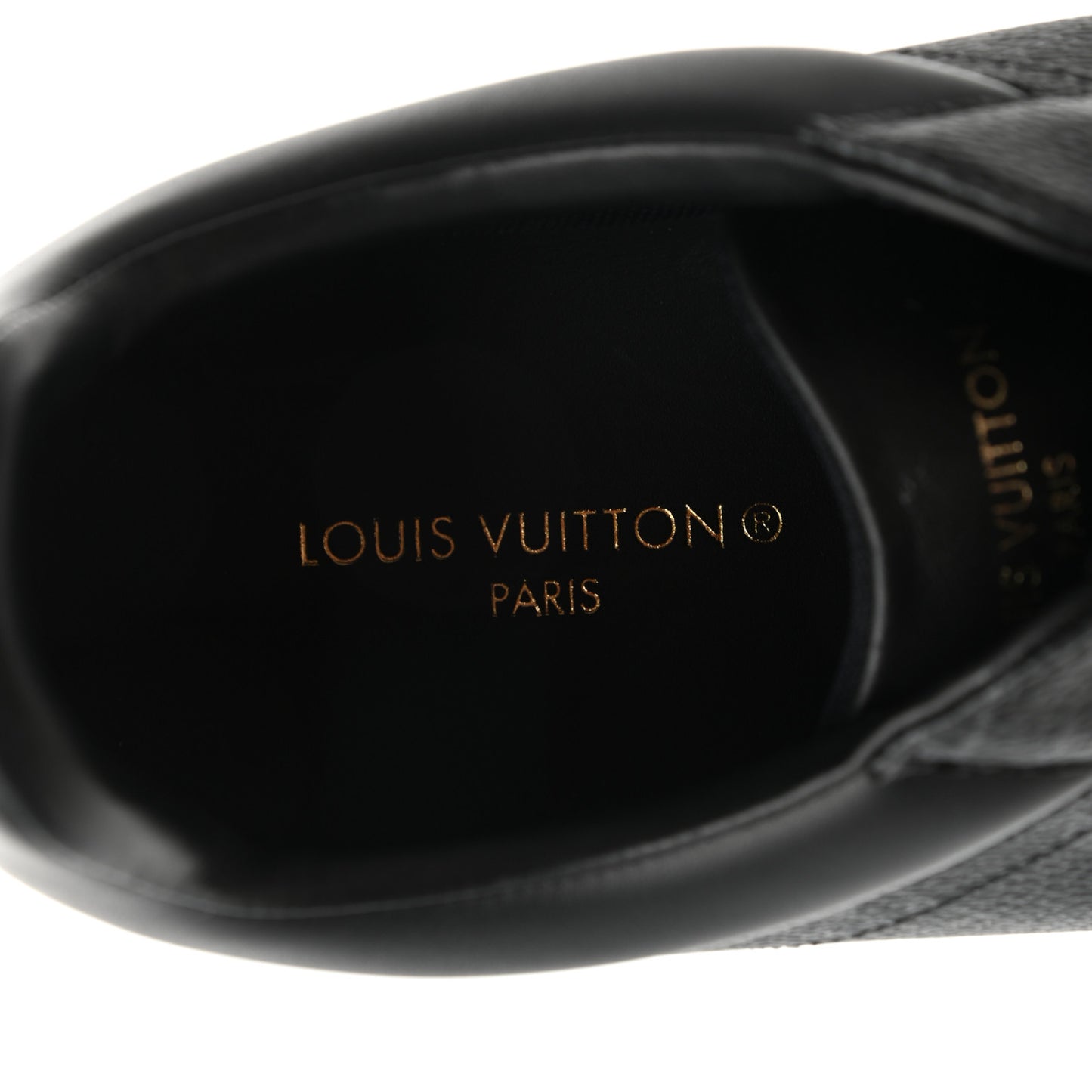 Calfskin Monogram Eclipse Luxembourg Sneakers 8 Black