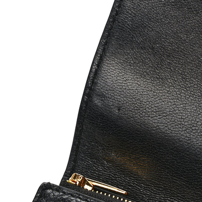 Balenciaga Calfskin Logo Mini Cash Wallet Black 8 of 8