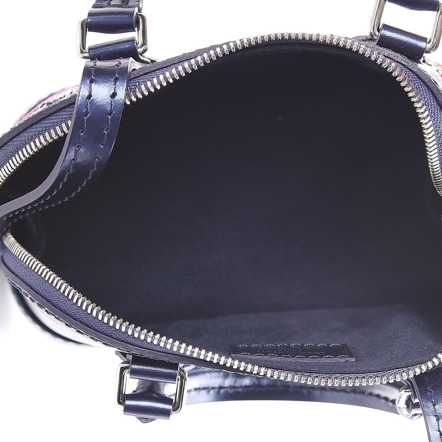 Louis Vuitton Epi Sequins Flame Alma Nano Blue Nuit 5 of 9