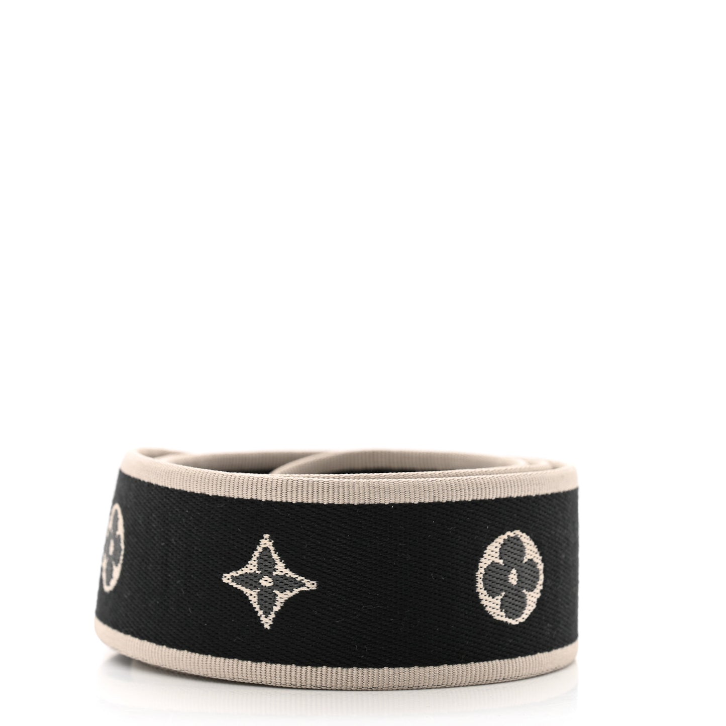 Jacquard Diane Shoulder Strap Black Ivory
