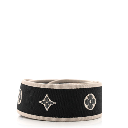Louis Vuitton Jacquard Diane Shoulder Strap Black Ivory 2 of 3