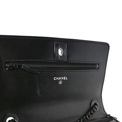 Chanel Lambskin Quilted Trendy CC Wallet On Chain WOC So Black 6 of 13