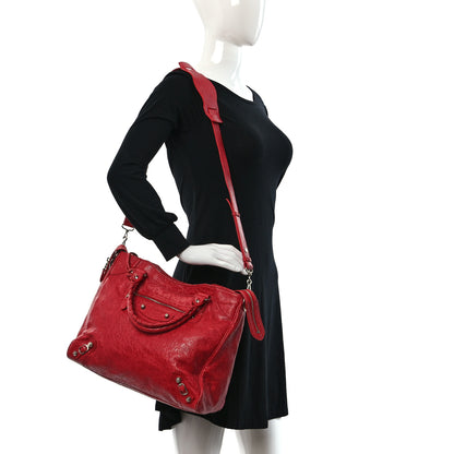 Balenciaga Agneau Giant 12 Silver Hardware Velo Rouge Cardinal 2 of 12