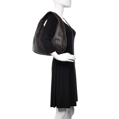 Bottega Veneta Nappa Intrecciato Medium Veneta Hobo Ebano 2 of 10