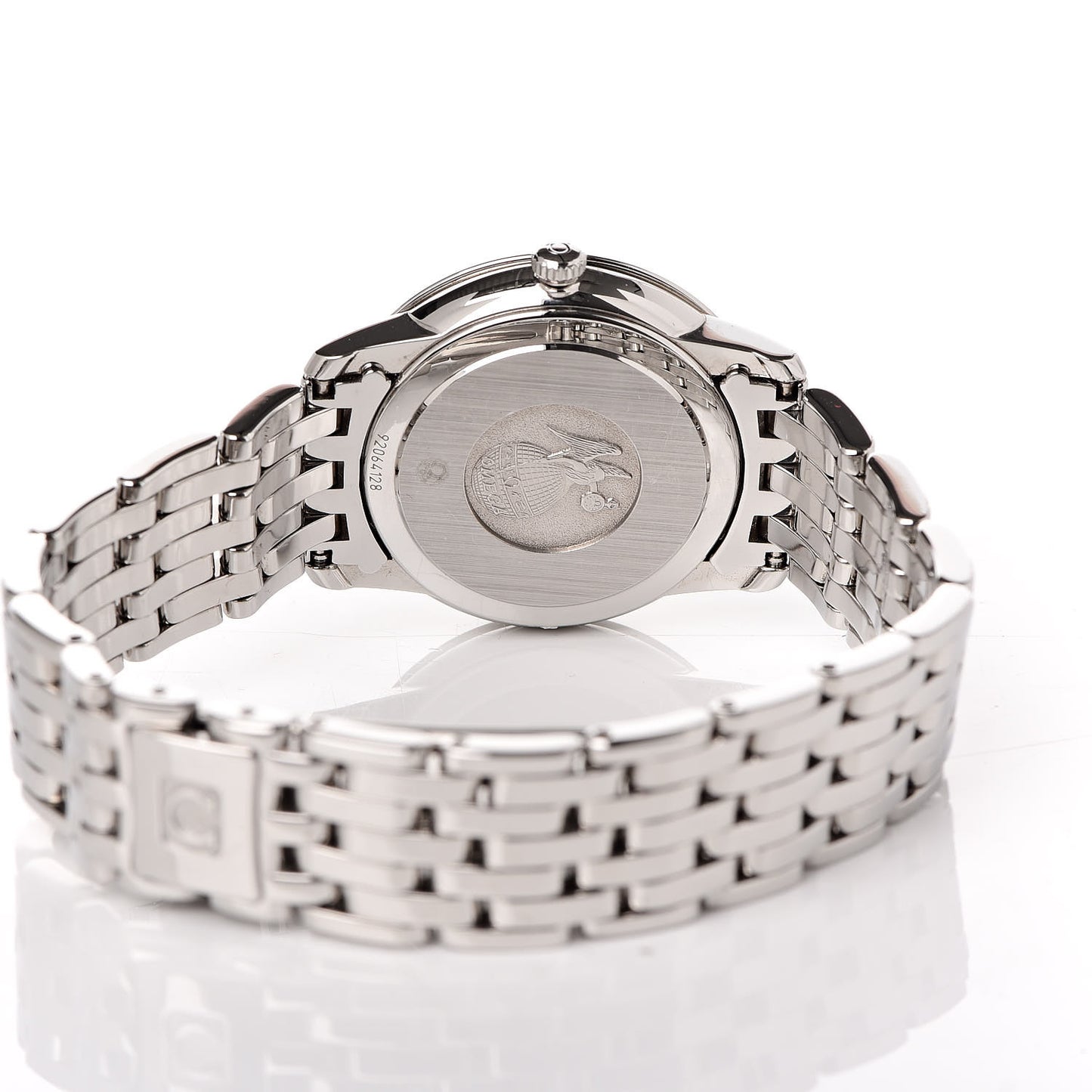 Stainless Steel Diamond 27mm De Ville Prestige Butterfly Quartz Watch 424.10.27.60.52.001