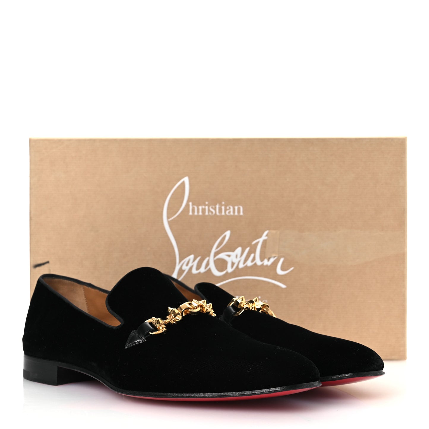 Velvet Mens Flat Loafers 42.5 Black