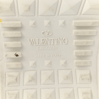 Valentino Garavani Calfskin VLTN Rockstud Open Sneakers 36 White 6 of 10