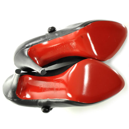Christian Louboutin Leather C est Moi 120 Booties 39 Black 5 of 8