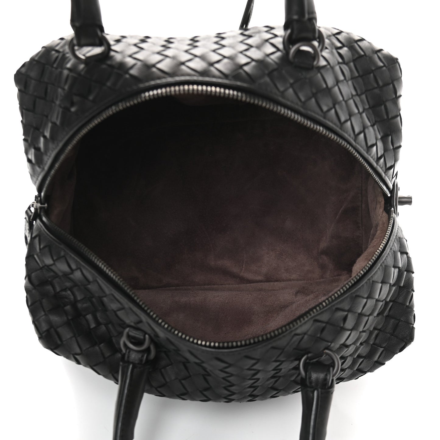 Nappa Intrecciato Boston Black