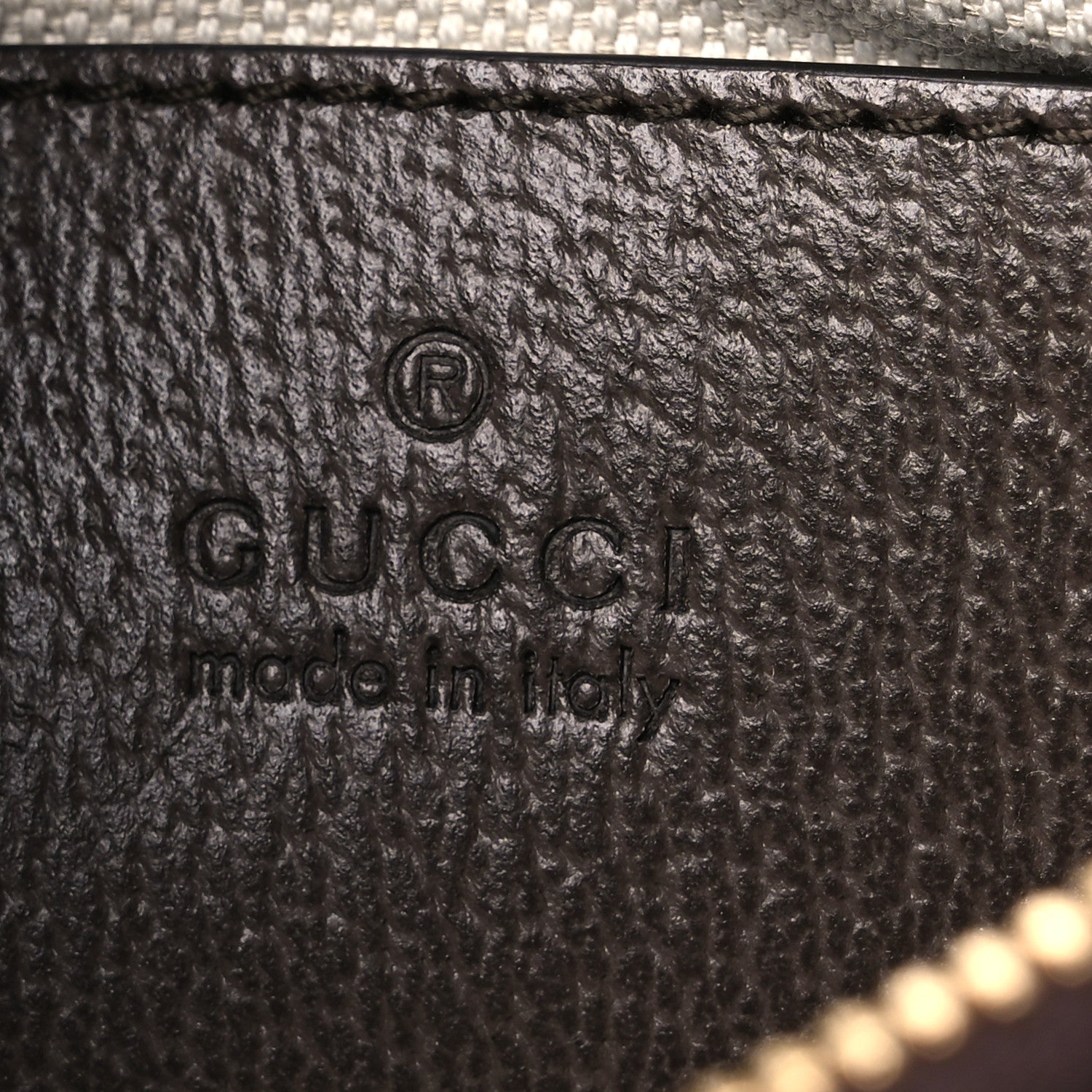 Gucci GG Supreme Monogram Textured Dollar Calfskin Web Small Ophidia GG Handbag Beige Ebony New Acero 6 of 11