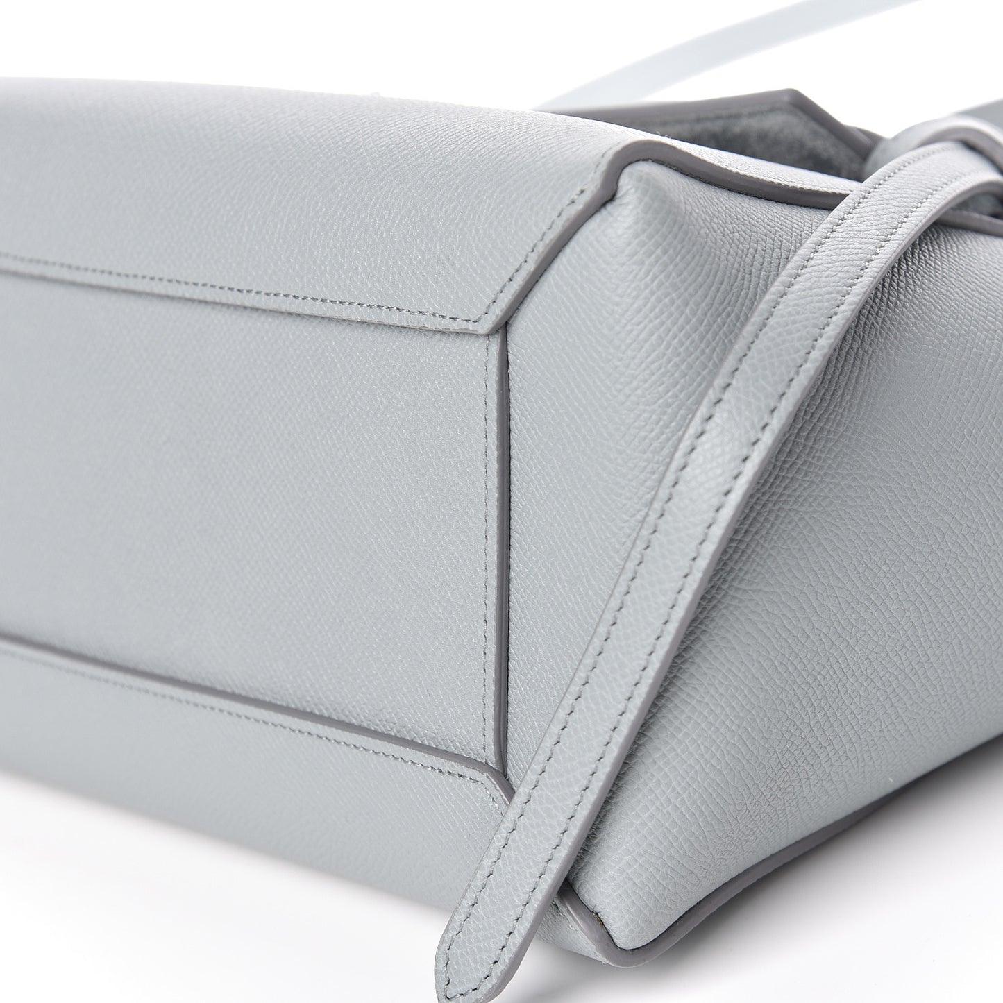 Grained Calfskin Micro Belt Bag Cloud
