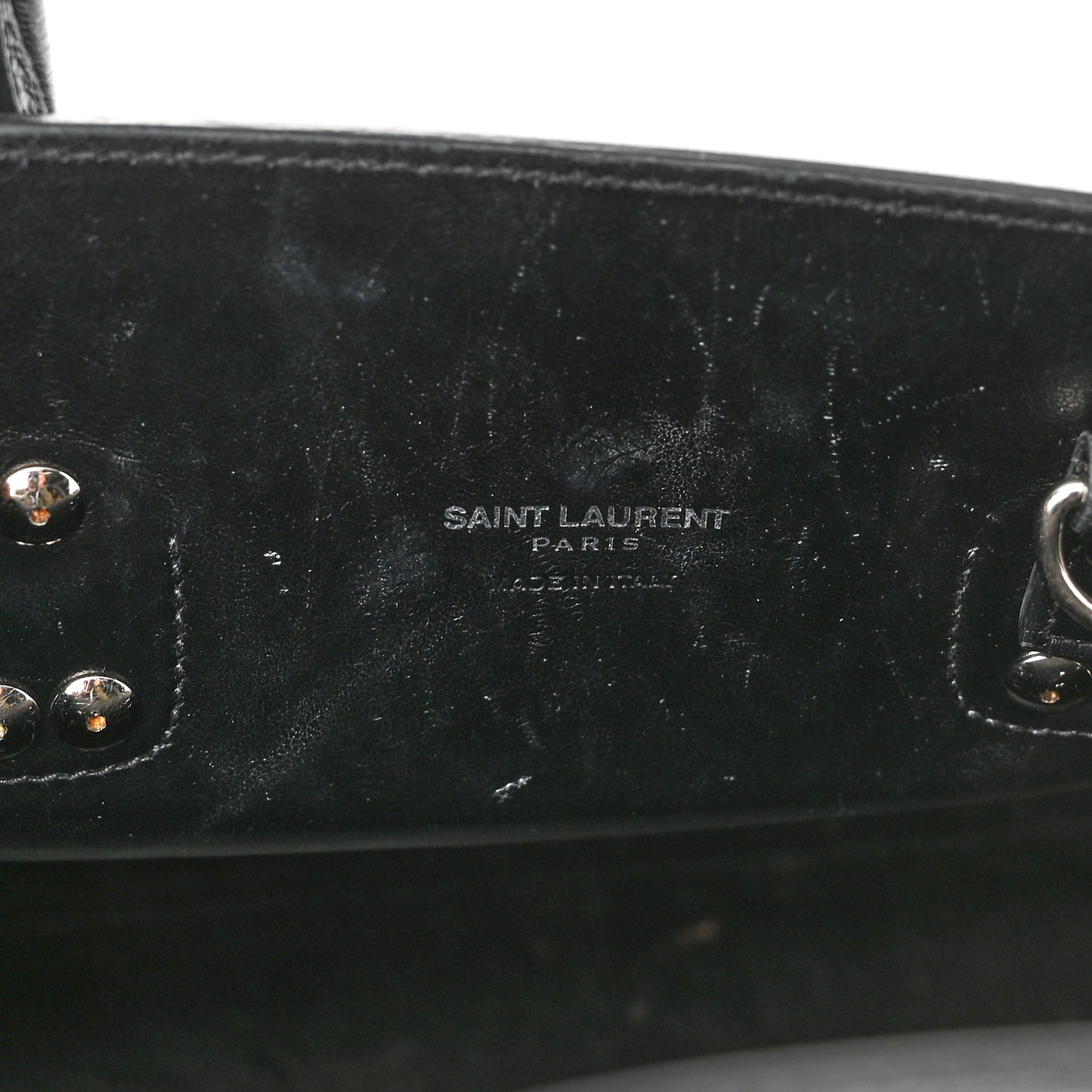 Calfskin Crocodile Embossed Nano Sac De Jour Black
