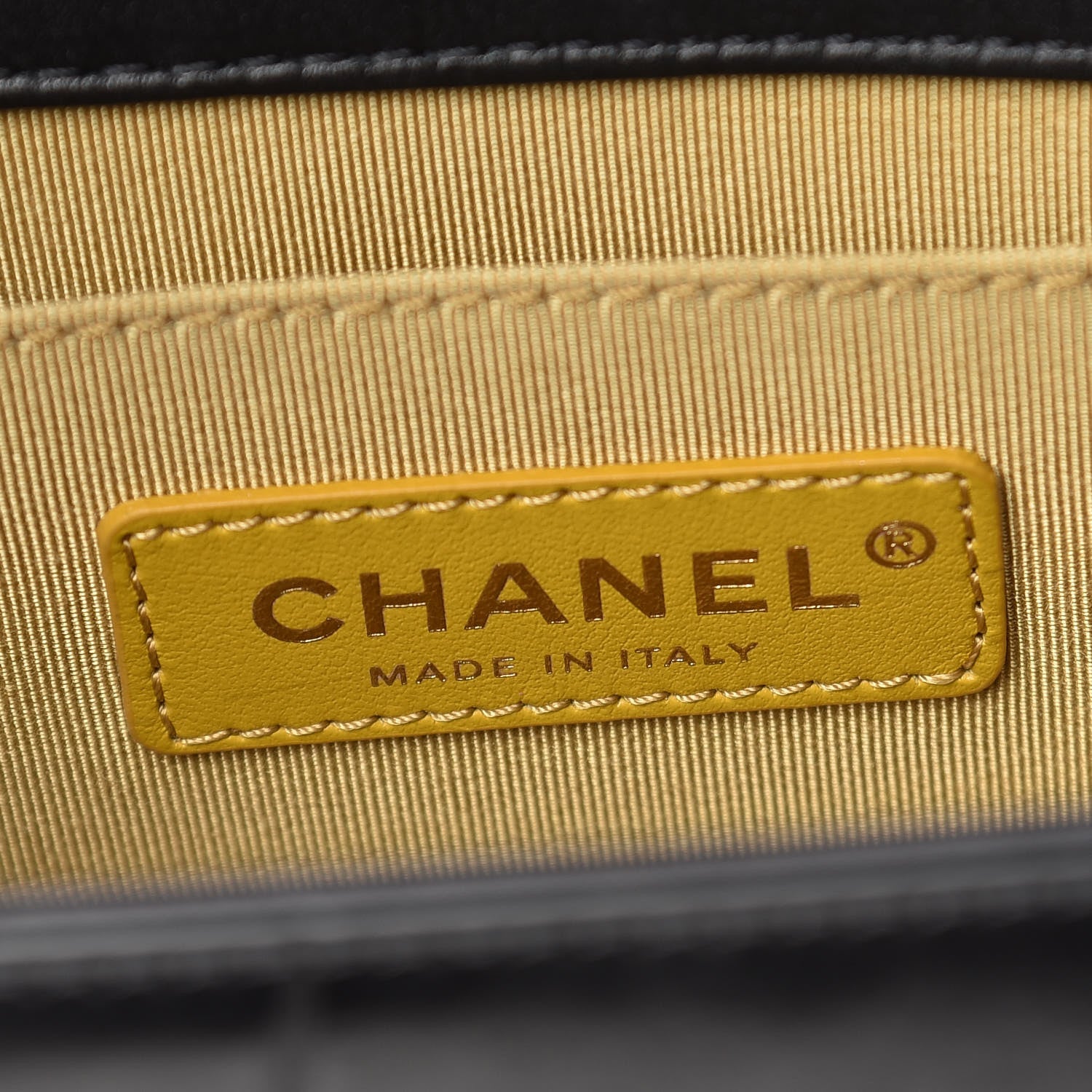 Chanel Calfskin Crocodile Embossed Graffiti Cocodile Medium Boy Flap Black 8 of 11