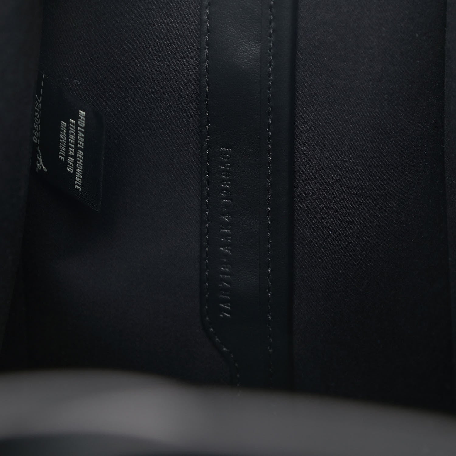 Fendi Glazed Fabric Vitello Century FF 1974 Stamp Patch Medium Peekaboo Defender Cover Mogano Panna Black 7 of 13