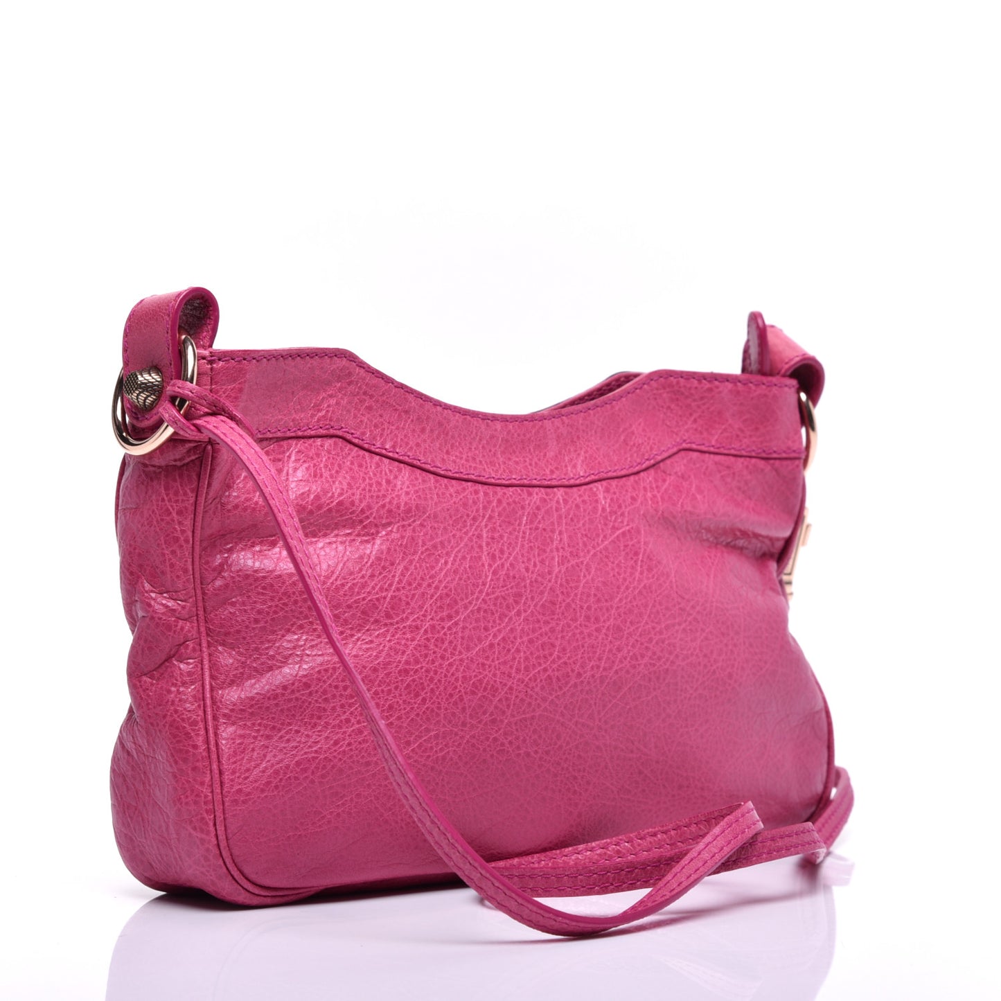 Agneau Giant 12 Rose Gold Hardware Hip Cyclamen
