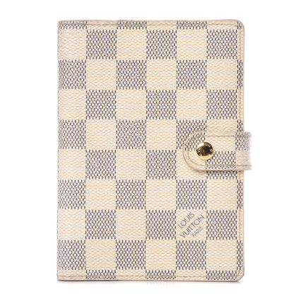 Louis Vuitton Damier Azur Small Ring Agenda Cover 1 of 11