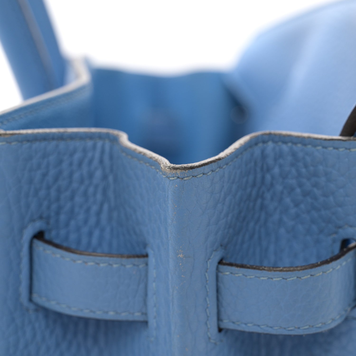 Hermes Taurillon Clemence Birkin 35 Azure 15 of 24