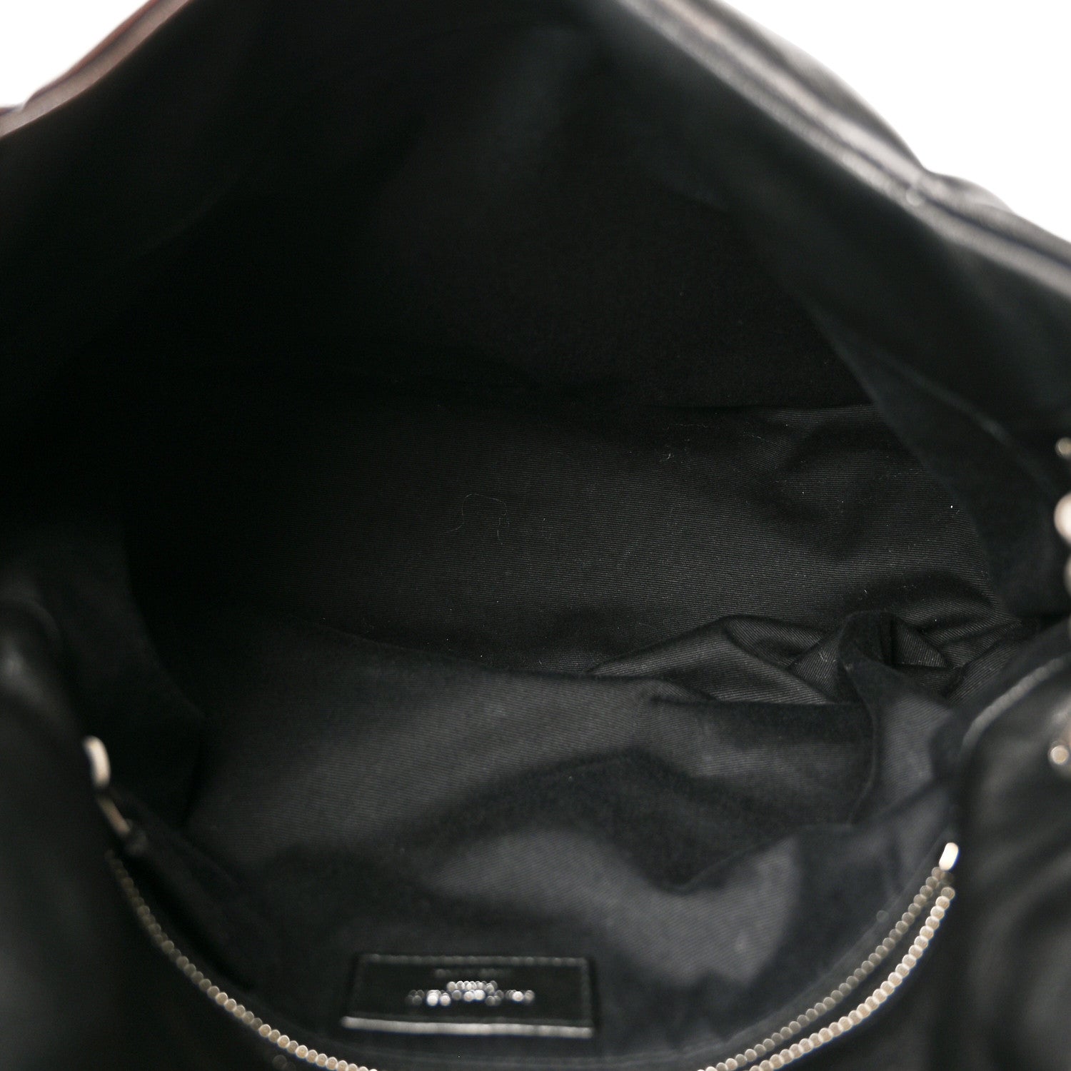 Saint Laurent Lambskin Quilted Medium Loulou Puffer Monogram Chain Satchel Black 5 of 11