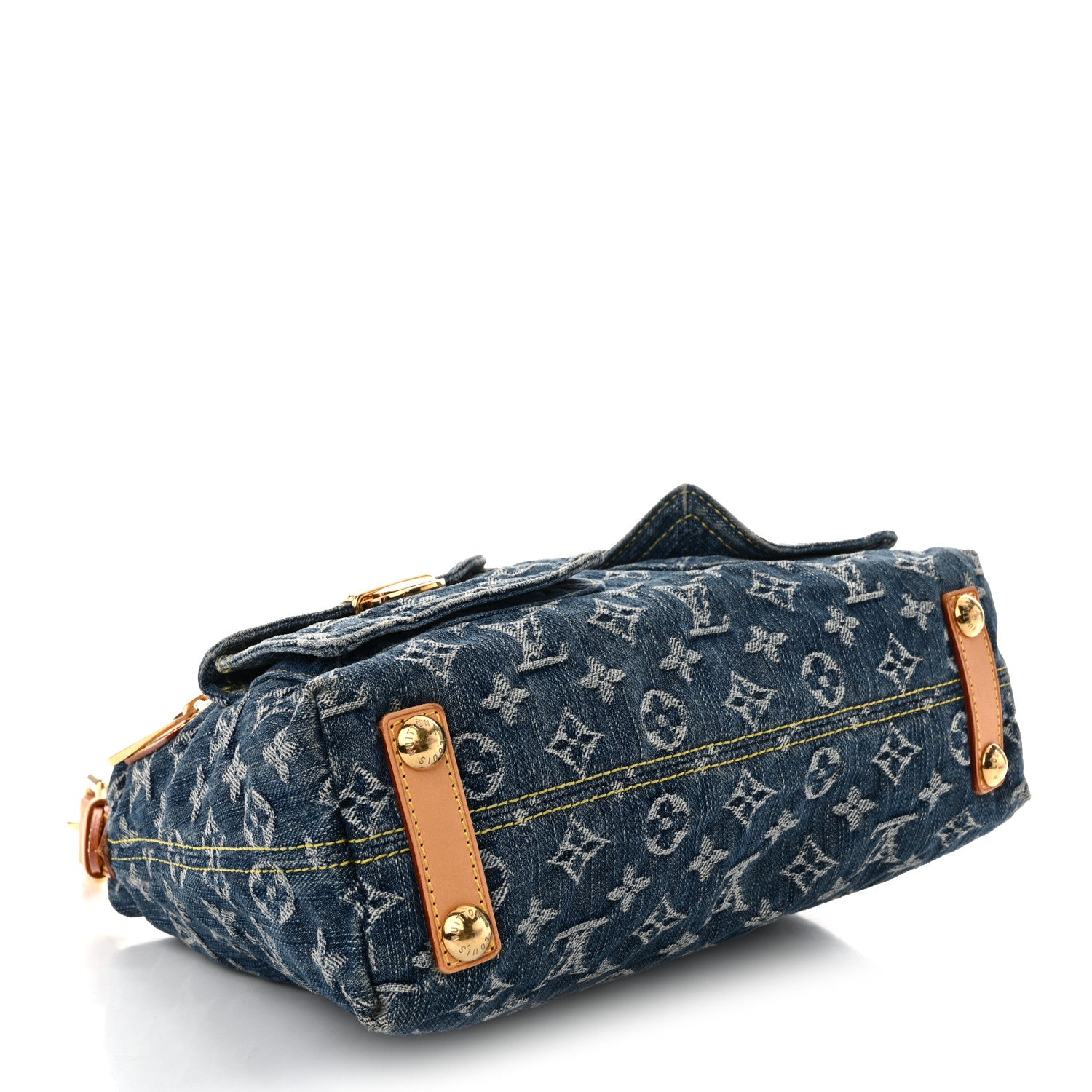 Louis Vuitton Monogram Denim Baggy PM Blue 4 of 12