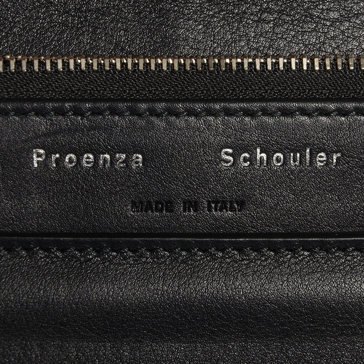 Leather PS11 Chain Wallet Black