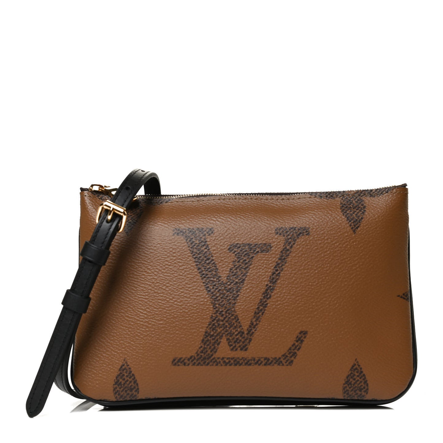 Reverse Monogram Giant Double Zip Pochette