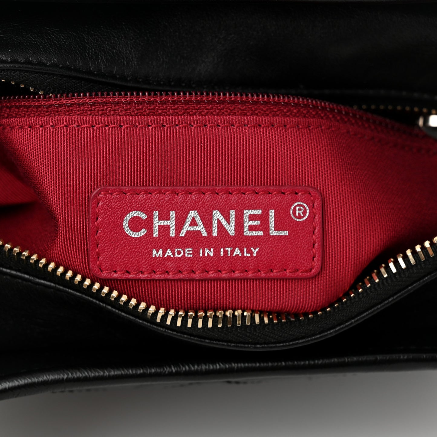Aged Calfskin Quilted Small Gabrielle Hobo Black