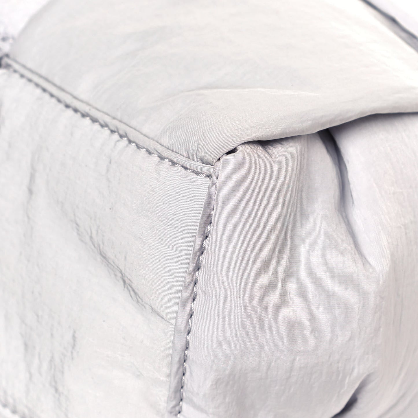 Nylon Intrecciato Padded Tech Cassette Bag Frost